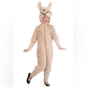 Kids plush Llama costume